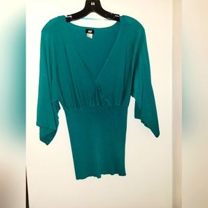 H&M Teal Top